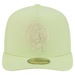 New Era Boston Celtics Colorpack A-Frame Pinch Front 59FIFTY Fitted Hat Green