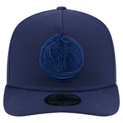 New Era Dallas Mavericks Colorpack A-Frame Pinch Front 59FIFTY Fitted Hat Navy