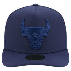 New Era Chicago Bulls Colorpack A-Frame Pinch Front 59FIFTY Fitted Hat Navy