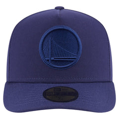 New Era Golden State Warriors Colorpack A-Frame Pinch Front 59FIFTY Fitted Hat Navy