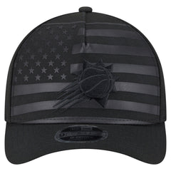 New Era Phoenix Suns Game Day Flag A-Frame 9FORTY Adjustable Hat Black