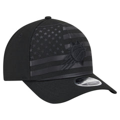 New Era Phoenix Suns Game Day Flag A-Frame 9FORTY Adjustable Hat Black