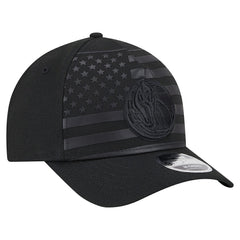 New Era Dallas Mavericks Game Day Flag A-Frame 9FORTY Adjustable Hat Black