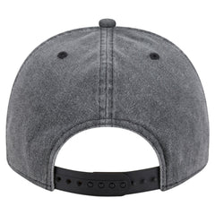 New Era Milwaukee Bucks Throwback Washed Pre-Curved 9FIFTY Snapback Hat Charcoal