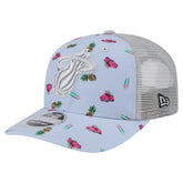 New Era Miami Heat Adventure Aloha Pattern 9SEVENTY Stretch-Snap Hat Light Blue/Gray