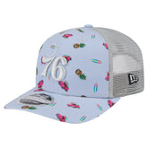 New Era Philadelphia 76ers Adventure Aloha Pattern 9SEVENTY Stretch-Snap Hat Light Blue/Gray