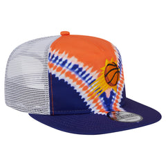 New Era Phoenix Suns Throwback Dye Golfer Snapback Hat Purple/Orange