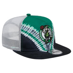 New Era Boston Celtics Throwback Dye Golfer Snapback Hat Black/Kelly Green