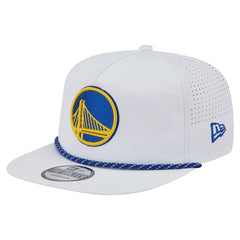 New Era Golden State Warriors Performance Rope Golfer Adjustable Hat White