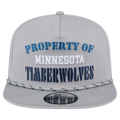 New Era Minnesota Timberwolves Throwback Property Of Golfer Snapback Hat Gray