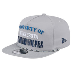 New Era Minnesota Timberwolves Throwback Property Of Golfer Snapback Hat Gray
