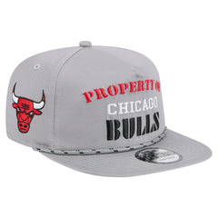 New Era Chicago Bulls Throwback Property Of Golfer Snapback Hat Gray