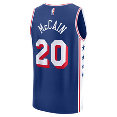 Fanatics Jared McCain Philadelphia 76ers 2024 NBA Draft Fast Break Player Jersey Icon Edition Royal