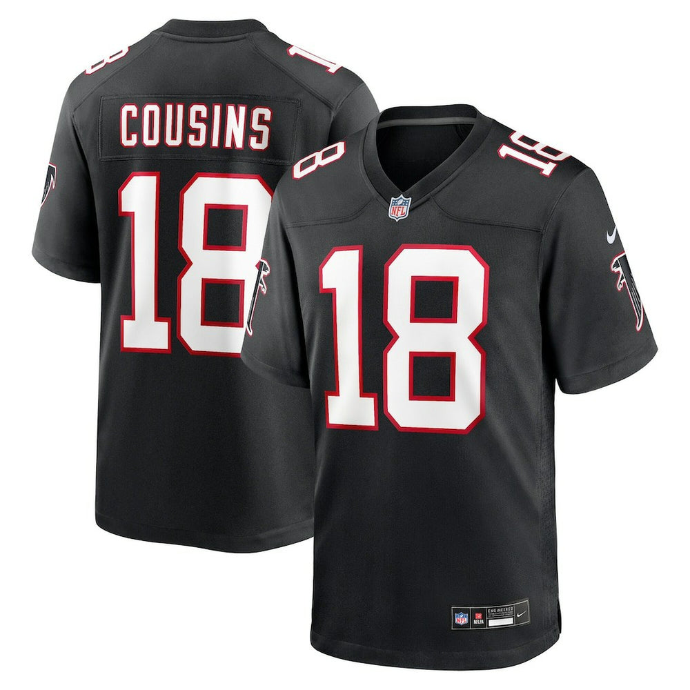 Kirk Cousins Atlanta Falcons Youth Game Jersey - Black - Nike