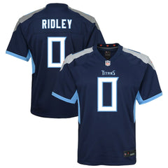 Calvin Ridley Tennessee Titans Youth Game Jersey - Navy - Nike