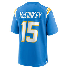 Ladd McConkey Los Angeles Chargers Youth Game Jersey - Powder Blue - Nike