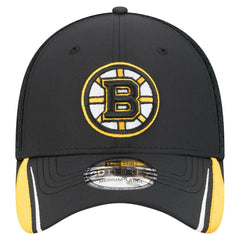 Boston Bruins New Era Linear Featherweight 39THIRTY Flex Hat - Black | New Era discount