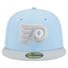 Philadelphia Flyers New Era Color Pack Two-Tone 59FIFTY Fitted Hat - Light Blue/Gray | New Era near me