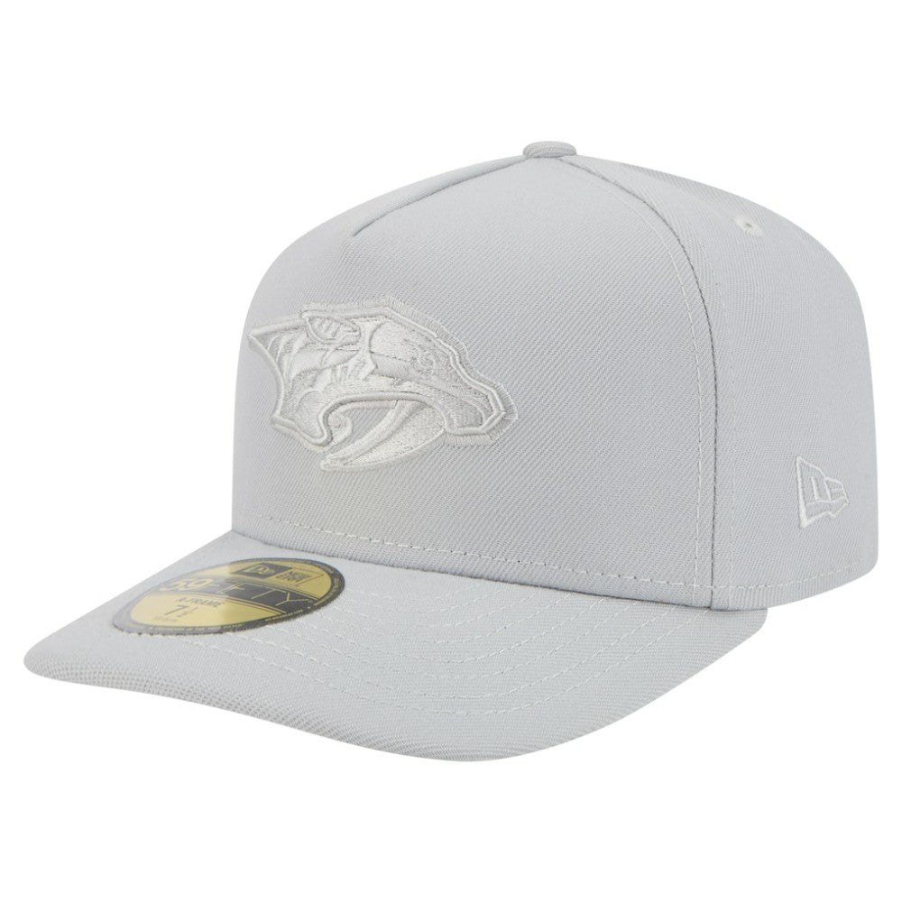 Nashville Predators New Era Color Pack A-Frame 59FIFTY Fitted Hat - Gray | New Era Lifestyle