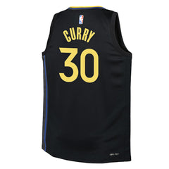 Stephen Curry Golden State Warriors Jordan Brand Youth Swingman Jersey Statement Editi- Navy