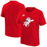 Cincinnati Reds Nike Youth Cooperstown Collection Team Logo T-Shirt Outlet