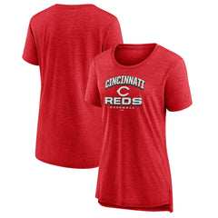 Cincinnati Reds Women's Arch Tri-Blend T-Shirt Sale