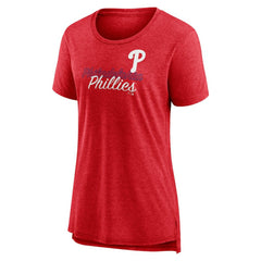 Philadelphia Phillies Women's Practice Time Tri-Blend T-Shirt Discount