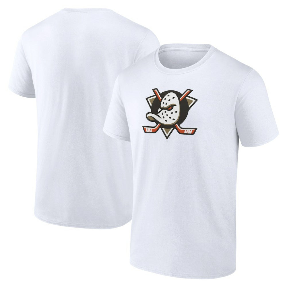 Anaheim Ducks Primary Logo T-Shirt - White | NHL on sale