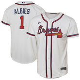 Ozzie Albies Atlanta Braves Nike Youth Home Replica Player Jersey for sale