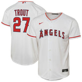 Mike Trout Los Angeles Angels Nike Youth Home Replica Player Jersey Near Me