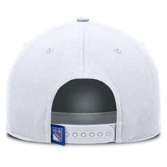 New York Rangers Fanatics Rope A-Frame Adjustable Hat - White | Fanatics Clearance