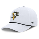 Pittsburgh Penguins Fanatics Rope A-Frame Adjustable Hat - White | Fanatics discount