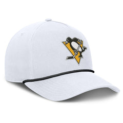 Pittsburgh Penguins Fanatics Rope A-Frame Adjustable Hat - White | Fanatics discount