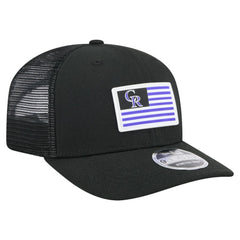 Colorado Rockies New Era Flag 9SEVENTY Stretch-Snap Hat Online