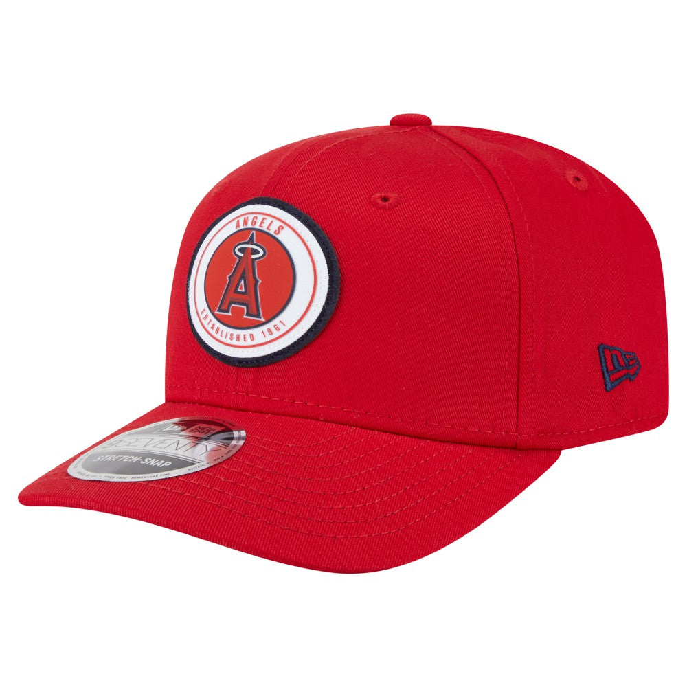 Los Angeles Angels New Era Circle Patch 9SEVENTY Stretch-Snap Hat Near Me