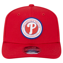 Philadelphia Phillies New Era Circle Patch 9SEVENTY Stretch-Snap Hat Sale