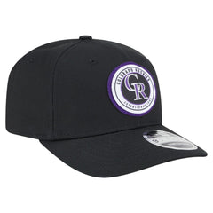 Colorado Rockies New Era Circle Patch 9SEVENTY Stretch-Snap Hat Outlet