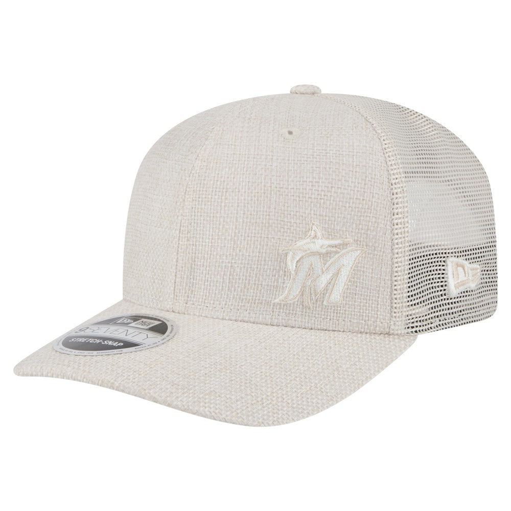 Miami Marlins New Era Flawless 9SEVENTY Stretch-Snap Hat Online