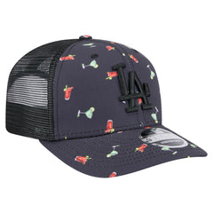 Los Angeles Dodgers New Era Adventure Drinks Pattern 9SEVENTY Stretch-Snap Hat for sale