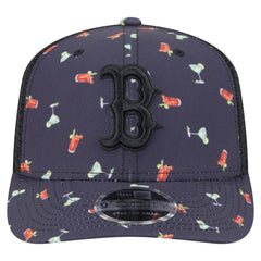 Boston Red Sox New Era Adventure Drinks Pattern 9SEVENTY Stretch-Snap Hat Online