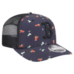 Boston Red Sox New Era Adventure Drinks Pattern 9SEVENTY Stretch-Snap Hat Online