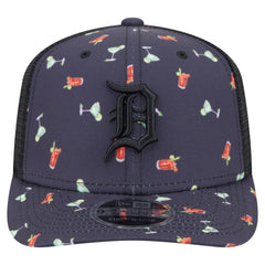 Detroit Tigers New Era Adventure Drinks Pattern 9SEVENTY Stretch-Snap Hat Outlet