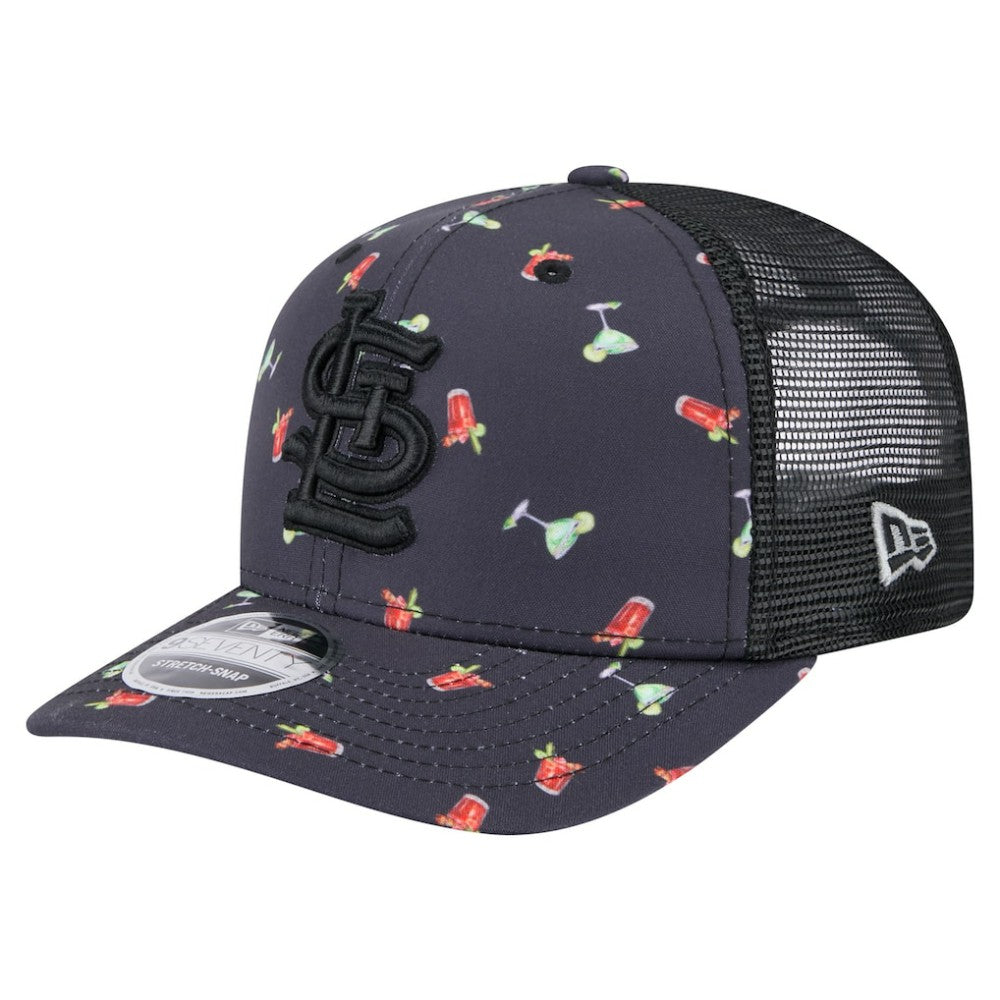 St. Louis Cardinals New Era Adventure Drinks Pattern 9SEVENTY Stretch-Snap Hat Discount