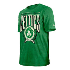 New Era Boston Celtics Throwback Vintage Boxy Mineral Wash T-Shirt Kelly Green