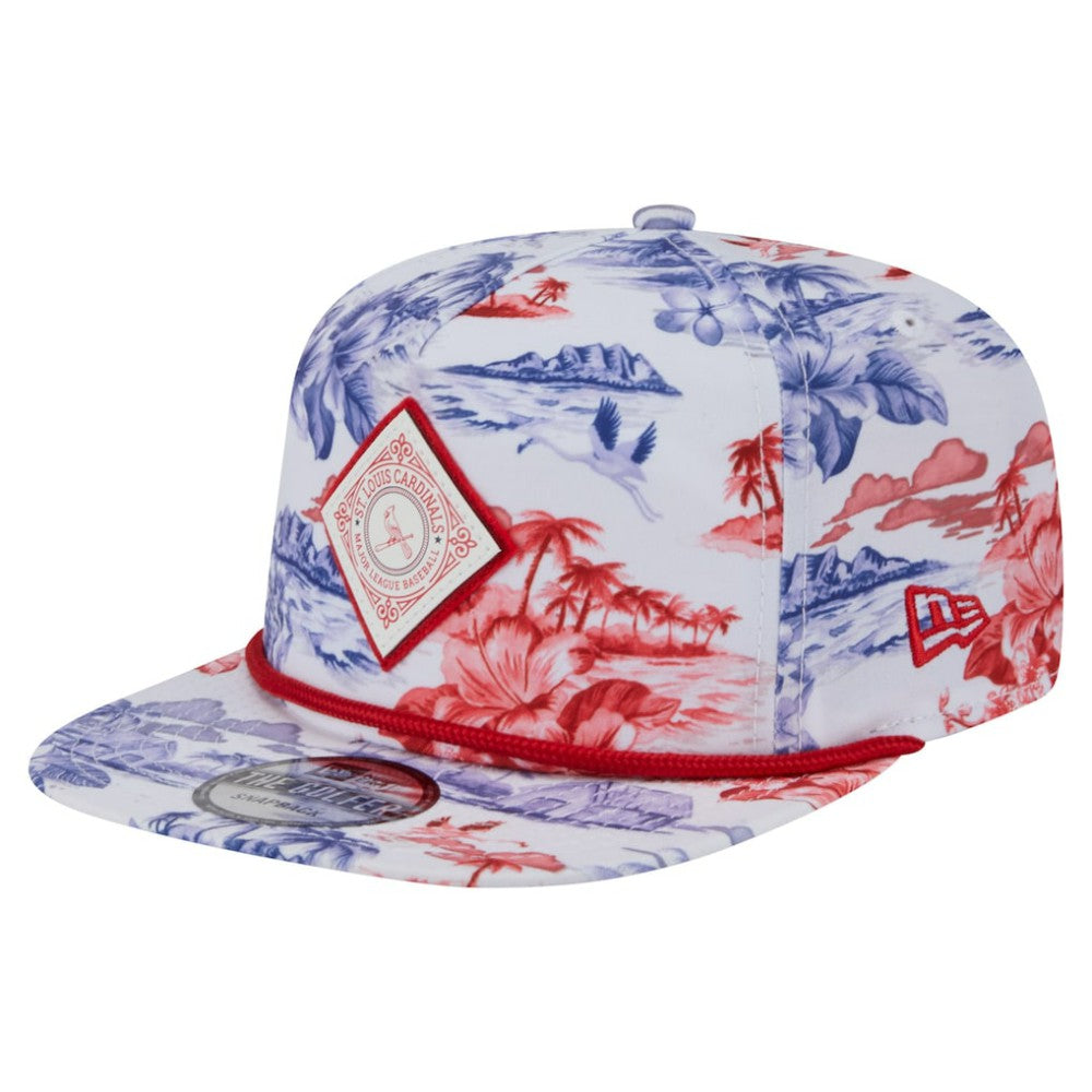 St. Louis Cardinals New Era Printed Island Golfer Snapback Hat Online