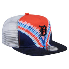 Detroit Tigers New Era Tie-Dye Golfer Trucker Adjustable Hat Near Me