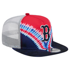 Boston Red Sox New Era Tie-Dye Golfer Trucker Adjustable Hat Online