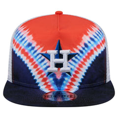 Houston Astros New Era Tie-Dye Golfer Trucker Adjustable Hat Online
