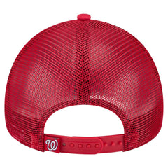 Washington Nationals New Era Distressed 9FORTY A-Frame Adjustable Trucker Hat for sale
