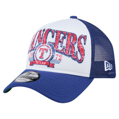 Texas Rangers New Era Trucker A-Frame 9FORTY Adjustable Hat Outlet